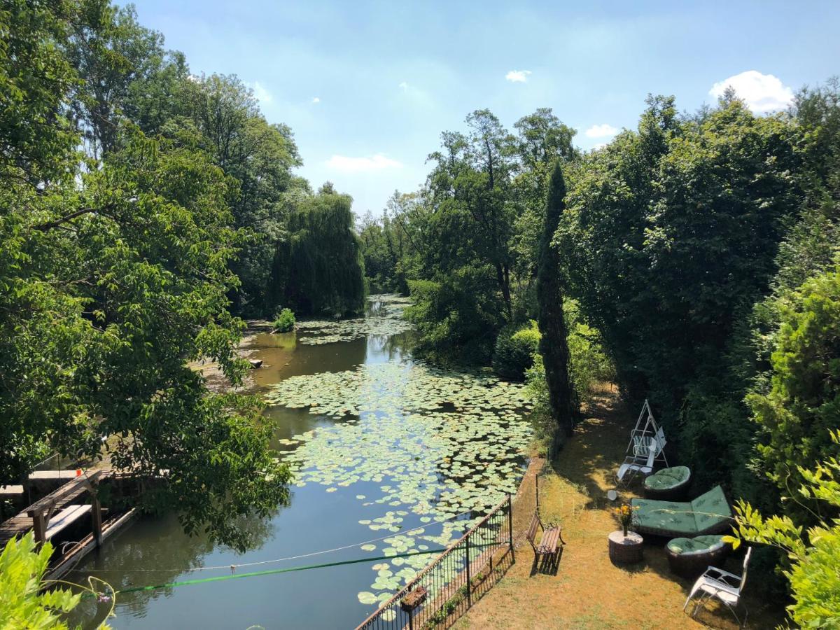 Villa Magnifique Moulin proche Chablis, jacuzzi et rivière à Annay-sur-Serein Extérieur photo