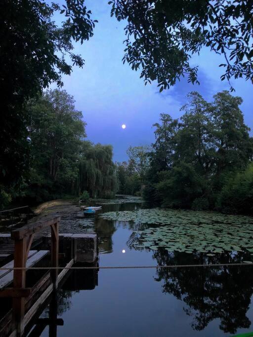 Villa Magnifique Moulin proche Chablis, jacuzzi et rivière à Annay-sur-Serein Extérieur photo