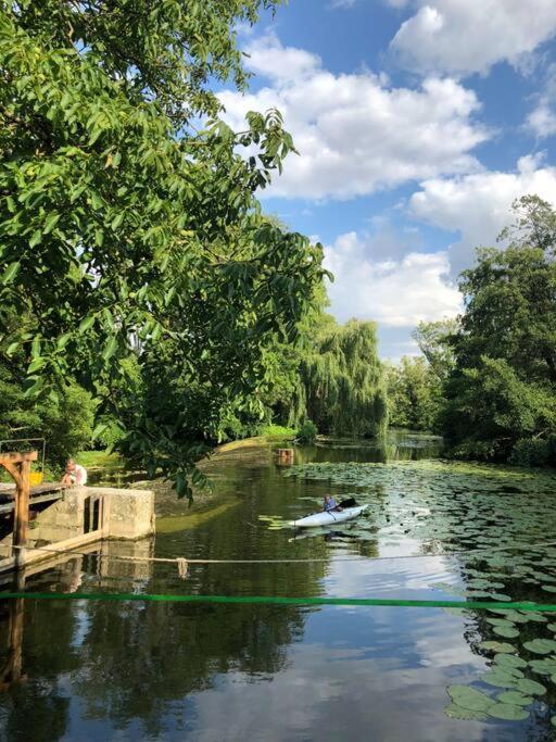 Villa Magnifique Moulin proche Chablis, jacuzzi et rivière à Annay-sur-Serein Extérieur photo